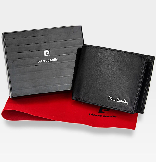 Pánská kožená peněženka Pierre Cardin Black