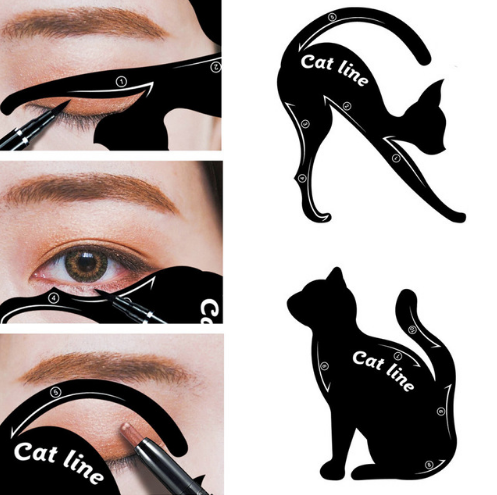Šablony na oční linky Cats