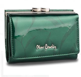 Dámská kožená peněženka Pierre Cardin zelená LEAF117
