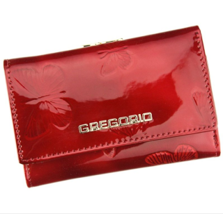 Dámská kožená peněženka Gregorio Red Butterfly