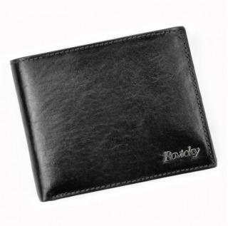 Pánská kožená peněženka Rovicky černá N992-VT-R8