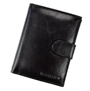 Pánská kožená peněženka Ronaldo černá RFID secure